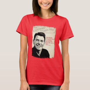 T-shirt Citações de Ronald Reagan