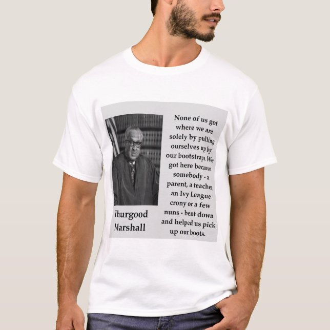 T-shirt Citações de Thurgood Marshall (Frente)