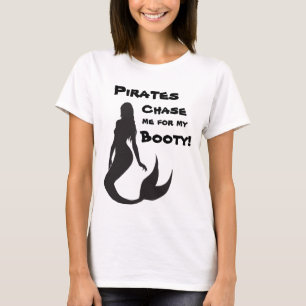 T-shirt Citações do divertimento - os piratas perseguem-