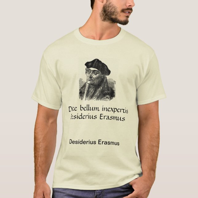 T-shirt Citações do Erasmus (Frente)