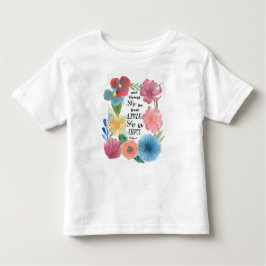 T-shirt Citações ferozes de Shakespeare com flores da
