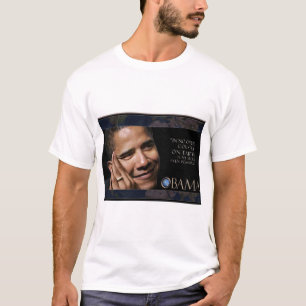 T-shirt Citações inspiradas de Obama