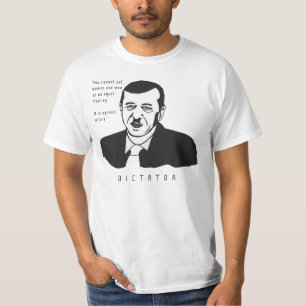 T-shirt Citações turcas do ditador - Tayyip Erdogan