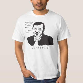 T-shirt Citações turcas do ditador - Tayyip Erdogan