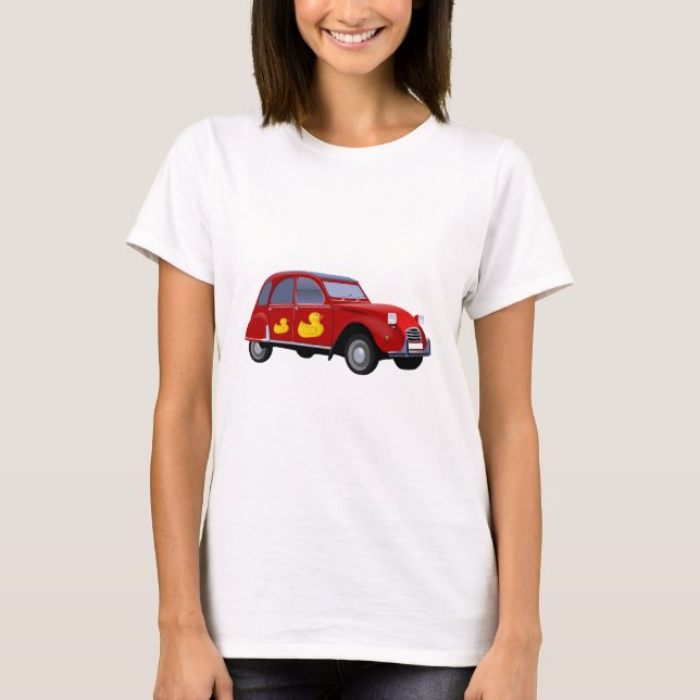 T-shirt Citroen 2CV pato (Frente)