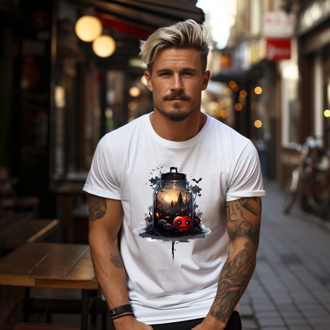 t-shirt citrouille, effrayant, halloween (Criador carregado)