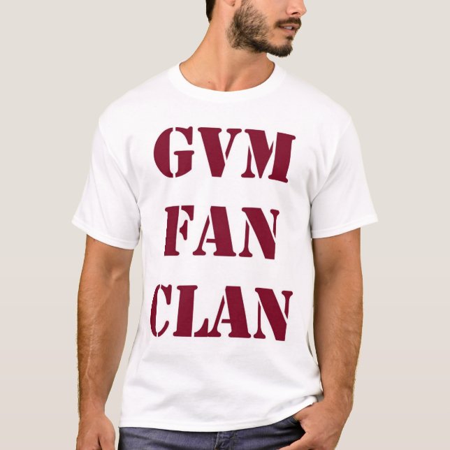 T-SHIRT CLÃ DO FÃ DE GVM (Frente)