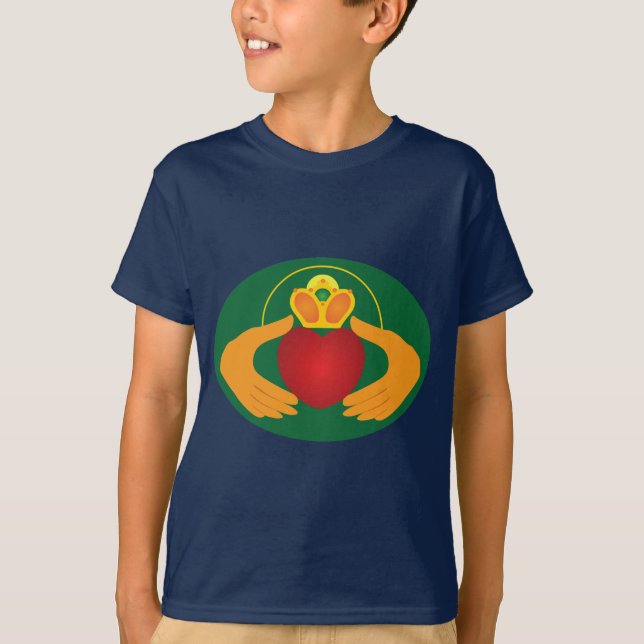 T-shirt Claddagh (Frente)
