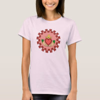 Claddagh e Red Knotwork a rosa