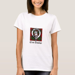 T-shirt Clan Dunbar Tartan & Crest Crachá