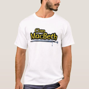 T-shirt Clan MacBeth Inspirado Escocês
