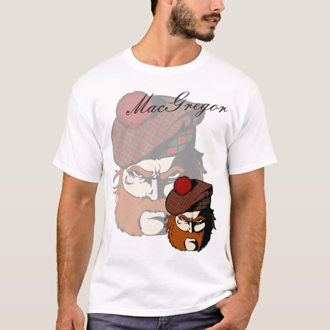 T-shirt Clan MacGregor Scottish Warrior (Frente)