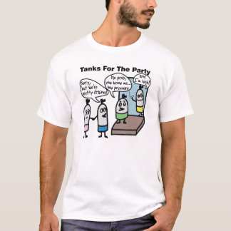 T-shirt clara do Partido dos Tanques
