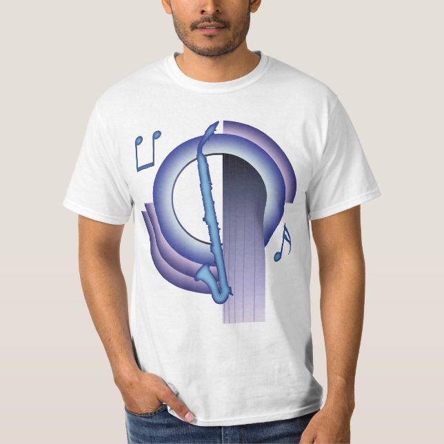 T-shirt Clarinete Alto Deco2 (Frente)