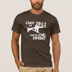 T-shirt Classe de 2012 Pronto para os Zombies
