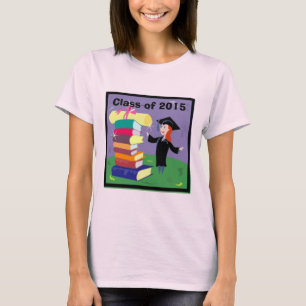 T-shirt Classe do Topo do Tanque Rapariga do Formando 2015