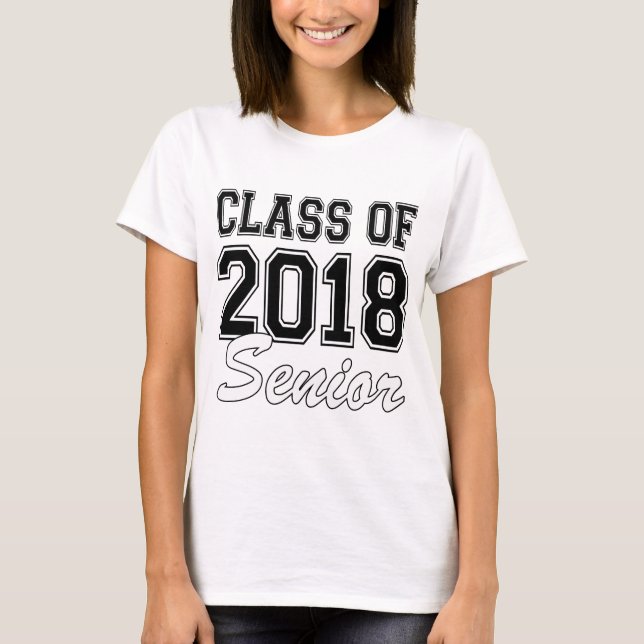 T-shirt Classe dos mais velho 2018 (Frente)