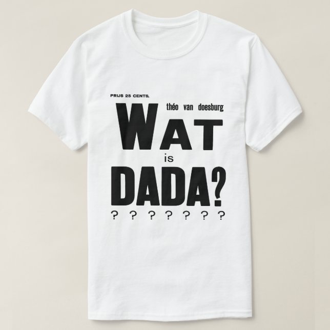T-SHIRT CLASSIC DADA ART AVANT GARDE DESIGN (Frente do Design)