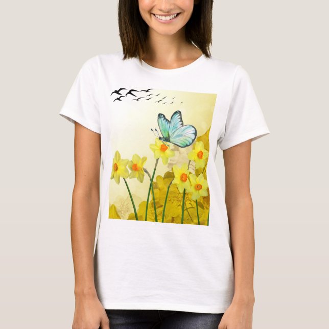 T-shirt clássica básica (Frente)