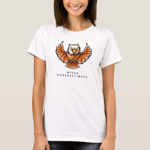 T-shirt clássica com Design de nunca menos