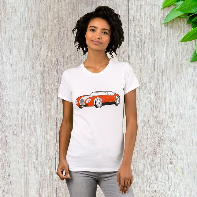T-Shirt Clássica De Carro Esportivo (Criador carregado)