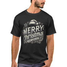 T-shirt clássica de Natal feliz