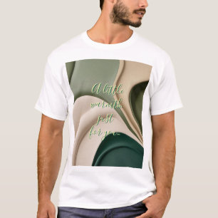 t-shirt clássica no na moda gráfico