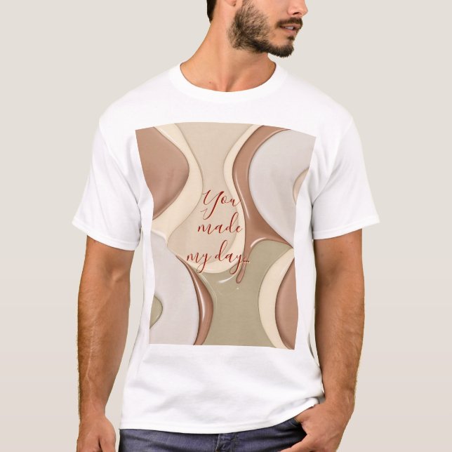 t-shirt clássica no na moda gráfico (Frente)