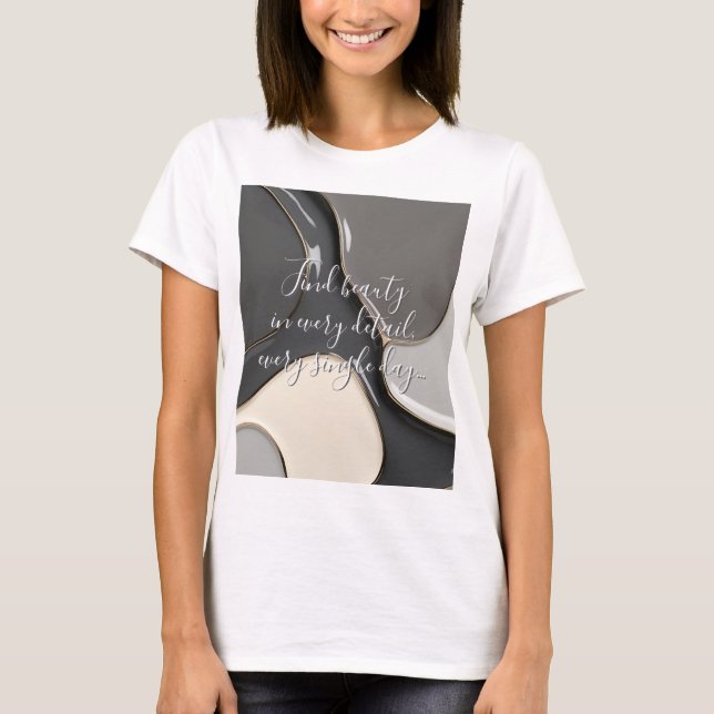 t-shirt clássica no na moda gráfico (Frente)