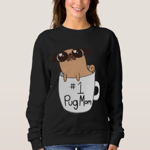 T-Shirt Clássico 1 Pug Mãe 692