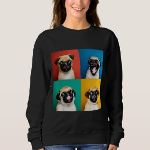 T-Shirt Clássico Cute Pug Puppy 690