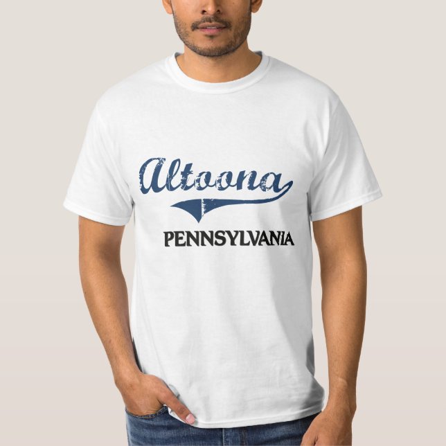 T-shirt Clássico da cidade de Altoona Pensilvânia (Frente)