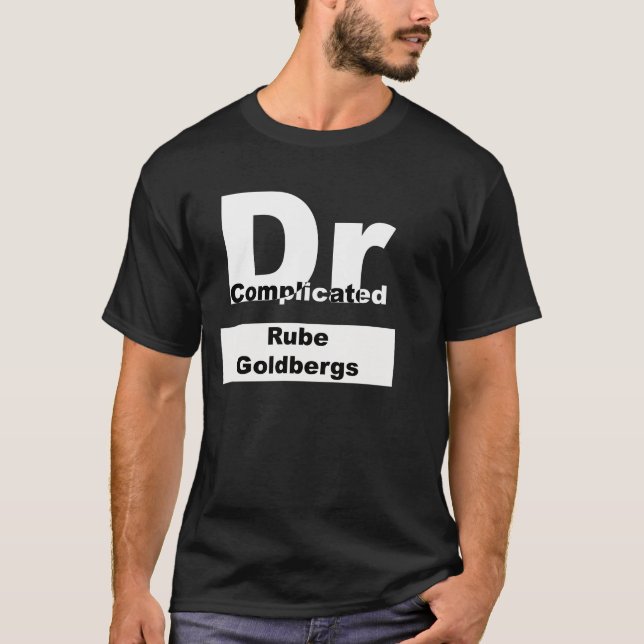T-shirt clássico da obscuridade de DrComplicated (Frente)