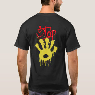 T-Shirt Clássico de Arte de Estilo de grafite