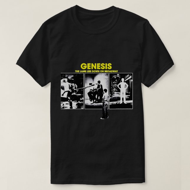 T-Shirt Clássico de Banda Genesis (Frente do Design)