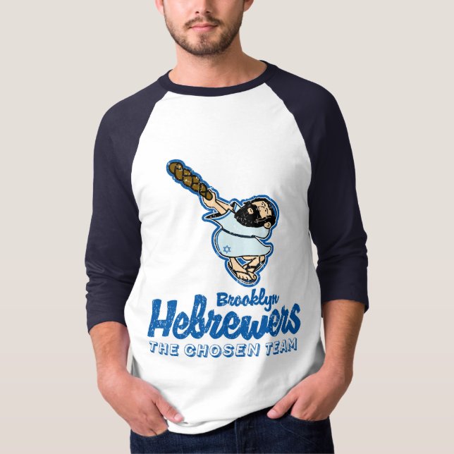T-shirt Clássico de Brooklyn Hebrewers (Frente)