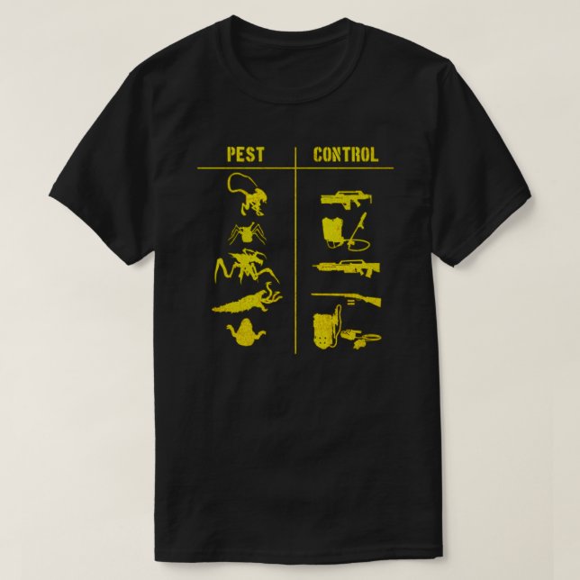 T-Shirt Clássico de Controle de Pest (Frente do Design)