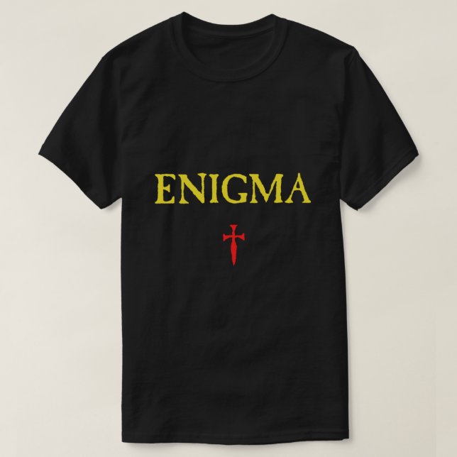T-Shirt Clássico de Enigma (Frente do Design)