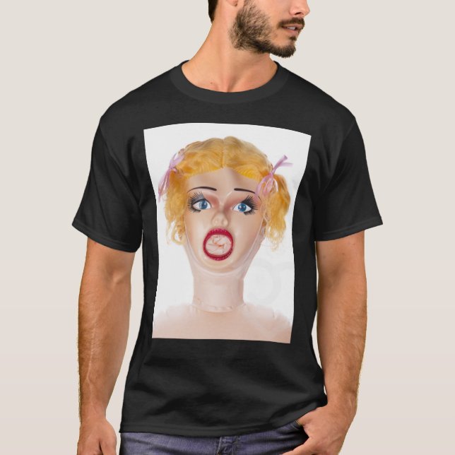 T-Shirt Clássico de Explosão da Face da Boneca Adu (Frente)