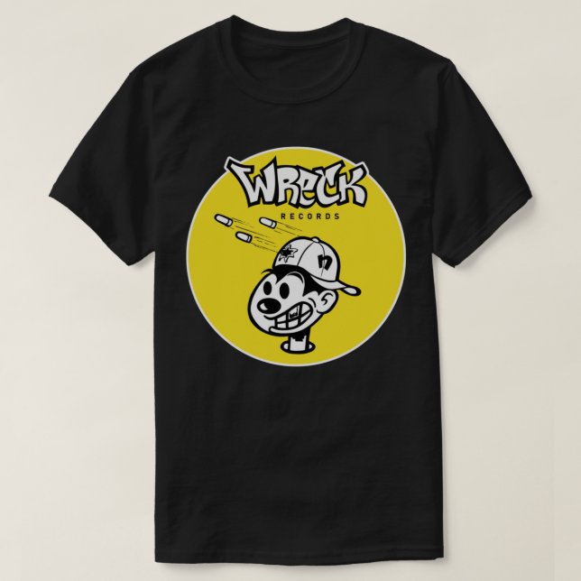T-Shirt Clássico de Impressão de Hip Hop (Frente do Design)
