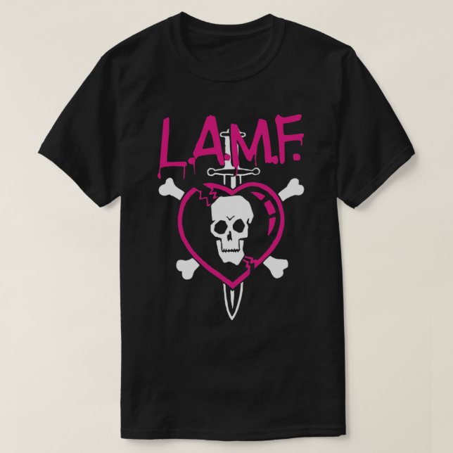 T-Shirt clássico de LAMF (Frente do Design)