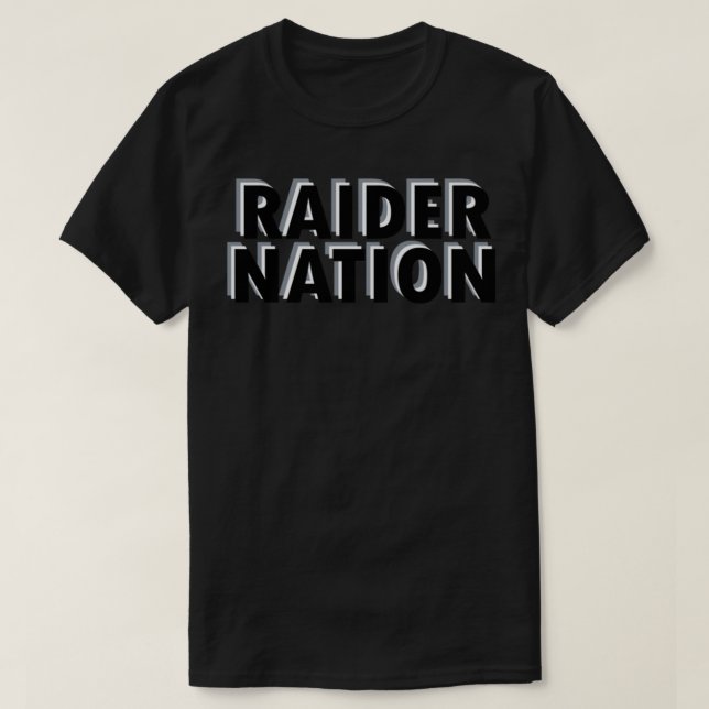T-Shirt Clássico de Nação de Raider (Frente do Design)