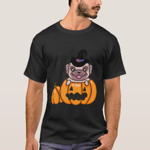 T-Shirt Clássico de Pug Pumpkin 700