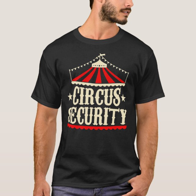 T-Shirt Clássico de Segurança do Circo (Frente)