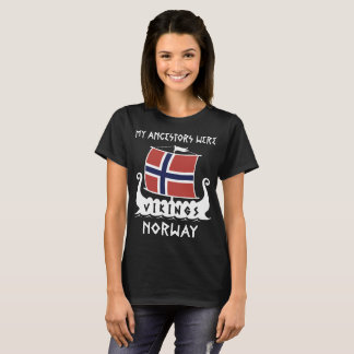 T-shirt clássico de Viquingues Noruega Noruega dos