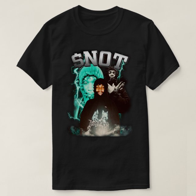 T-Shirt Clássico design (Rapper) SNOT Bootleg (Frente do Design)