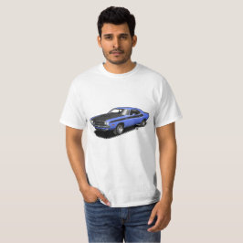 T-shirt clássico do carro do desafiador azul