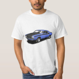 T-shirt clássico do carro do desafiador azul