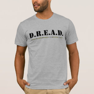 T-shirt clássico do cartão de D.R.E.A.D. (WRIF)