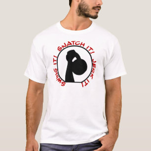 T-shirt Clássico do empurrão do ato de agarrar do balanço